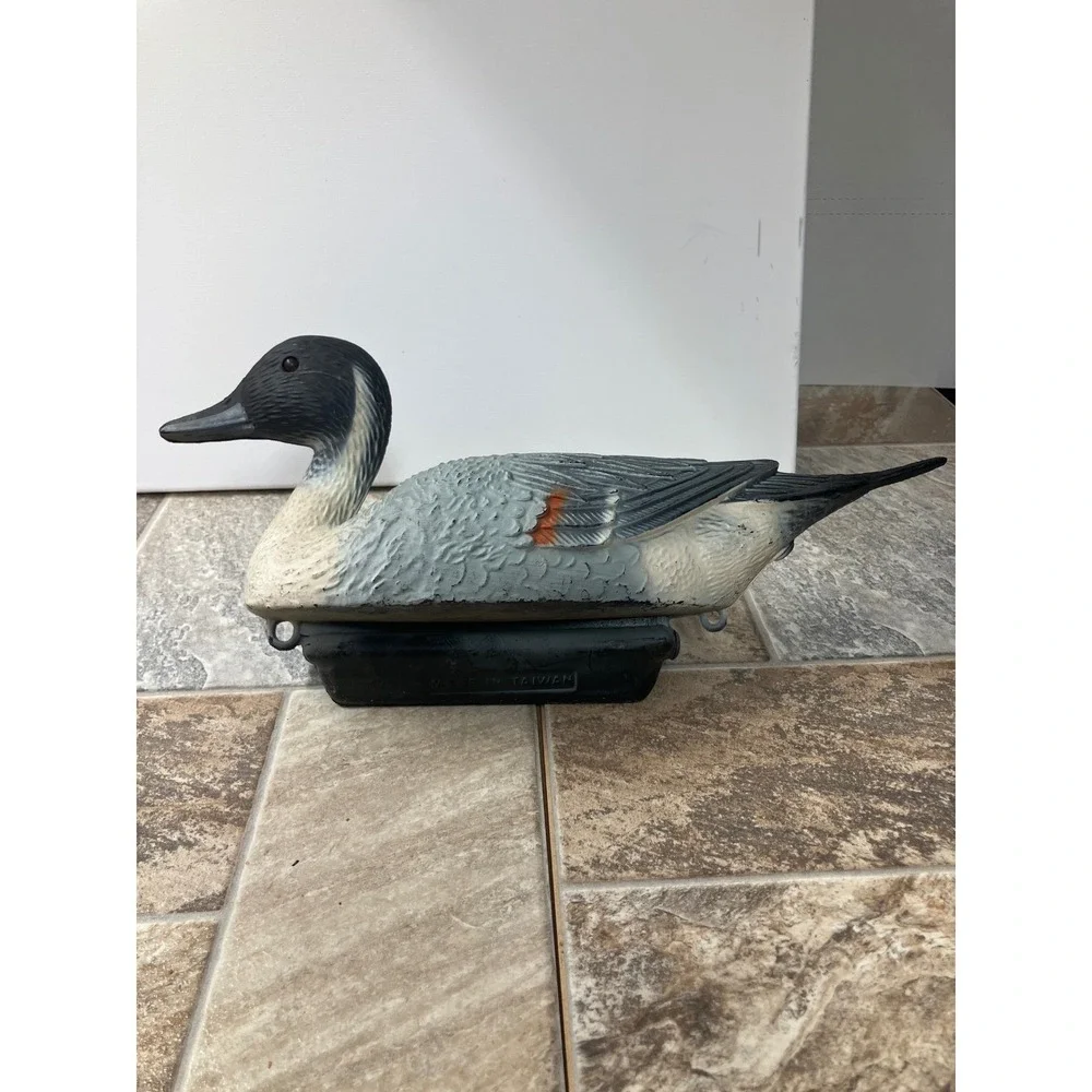 Northern Pintail Drake Duck Decoy Weighted Keel Floating Hunting Decor 17 Inch
